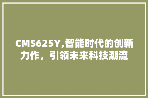 CMS625Y,智能时代的创新力作，引领未来科技潮流 网站建设公司