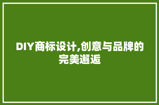 DIY商标设计,创意与品牌的完美邂逅