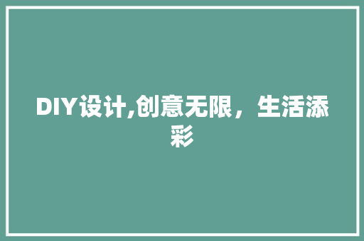 DIY设计,创意无限，生活添彩 网站建设公司
