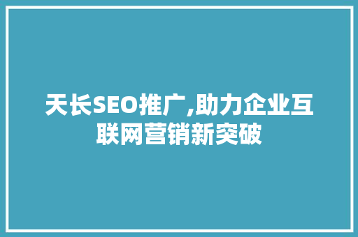 天长SEO推广,助力企业互联网营销新突破 必应SEO
