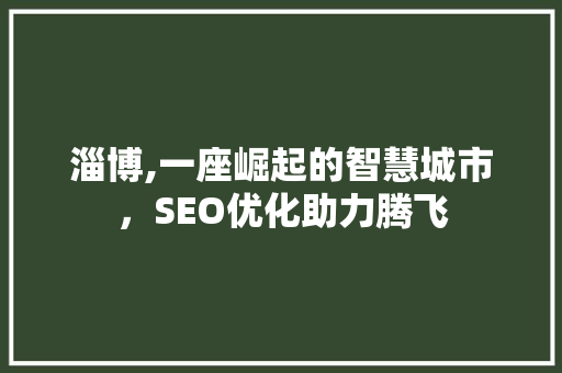 淄博,一座崛起的智慧城市，SEO优化助力腾飞 SEO关键词