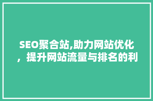 SEO聚合站,助力网站优化，提升网站流量与排名的利器