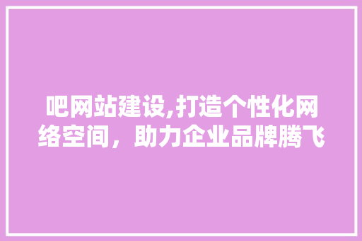吧网站建设,打造个性化网络空间，助力企业品牌腾飞
