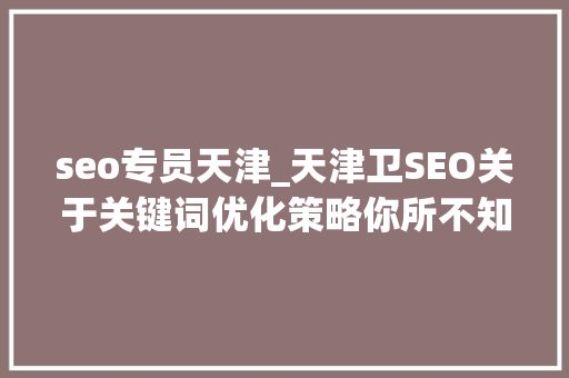 seo专员天津_天津卫SEO关于关键词优化策略你所不知道的那些事 网站建设公司 seo专员天津_天津卫SEO关于关键词优化策略你所不知道的那些事 seo专员天津_天津卫SEO关于关键词优化策略你所不知道的那些事 网站建设公司