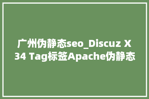 广州伪静态seo_Discuz X34 Tag标签Apache伪静态聚合及Seo优化 广州伪静态seo_Discuz X34 Tag标签Apache伪静态聚合及Seo优化 SEO关键词