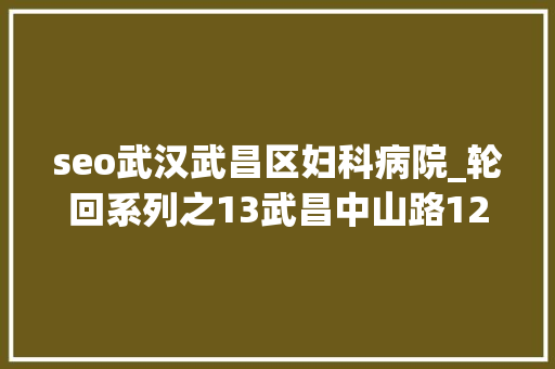 seo武汉武昌区妇科病院_轮回系列之13武昌中山路128号原武汉玛丽亚妇产病院已迁居