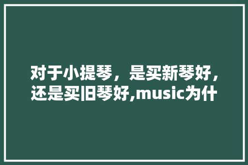 对于小提琴，是买新琴好，还是买旧琴好,music为什么是重读开音的。 对于小提琴，是买新琴好，还是买旧琴好,music为什么是重读开音的。 网站建设公司