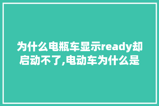为什么电瓶车显示ready却启动不了,电动车为什么是英文商标呢。
