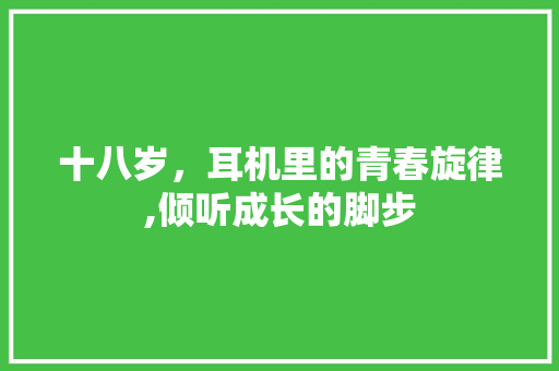十八岁，耳机里的青春旋律,倾听成长的脚步 十八岁，耳机里的青春旋律,倾听成长的脚步 百度SEO