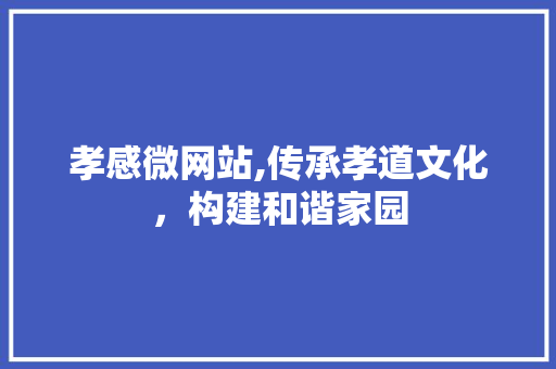 孝感微网站,传承孝道文化,构建和谐家园 搜狗SEO 孝感微网站,传承孝道文化,构建和谐家园 孝感微网站,传承孝道文化,构建和谐家园 搜狗SEO