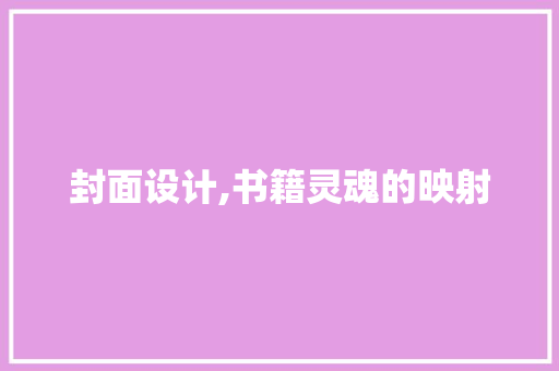 封面设计,书籍灵魂的映射 封面设计,书籍灵魂的映射 神马SEO