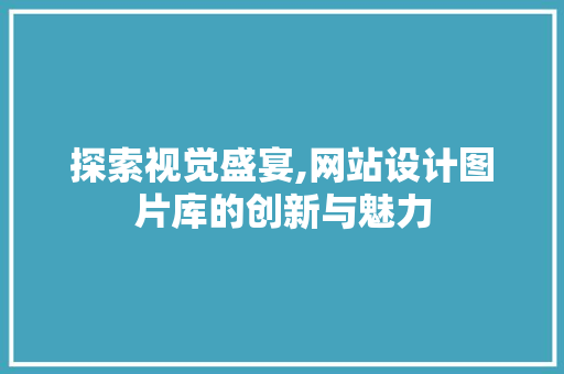 探索视觉盛宴,网站设计图片库的创新与魅力