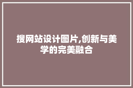 搜网站设计图片,创新与美学的完美融合 搜网站设计图片,创新与美学的完美融合 百度SEO