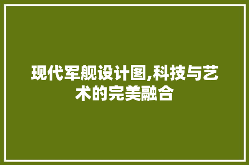 现代军舰设计图,科技与艺术的完美融合