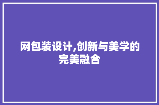 网包装设计,创新与美学的完美融合 网包装设计,创新与美学的完美融合 SEO关键词