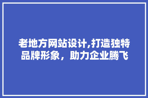 老地方网站设计,打造独特品牌形象，助力企业腾飞
