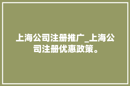上海公司注册推广_上海公司注册优惠政策。 上海公司注册推广_上海公司注册优惠政策。 网站建设公司