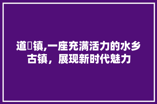 道滘镇,一座充满活力的水乡古镇，展现新时代魅力 道滘镇,一座充满活力的水乡古镇，展现新时代魅力 网站建设公司