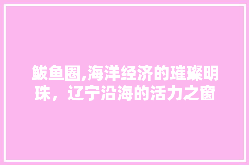 鲅鱼圈,海洋经济的璀璨明珠，辽宁沿海的活力之窗
