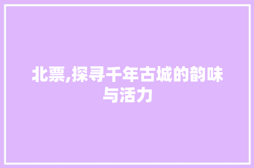 北票,探寻千年古城的韵味与活力 百度SEO 北票,探寻千年古城的韵味与活力 北票,探寻千年古城的韵味与活力 百度SEO