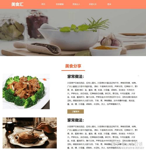探秘菜谱网站设计图,美食世界的导航指南 探秘菜谱网站设计图,美食世界的导航指南 网站建设公司